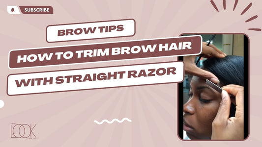 Brow Tips - How to Trim Brow Hairs with Straight Razor