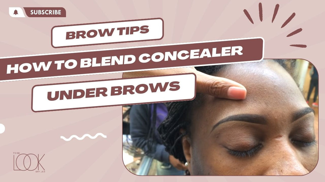Brow Tips - How to Blend Concealer Under Brows