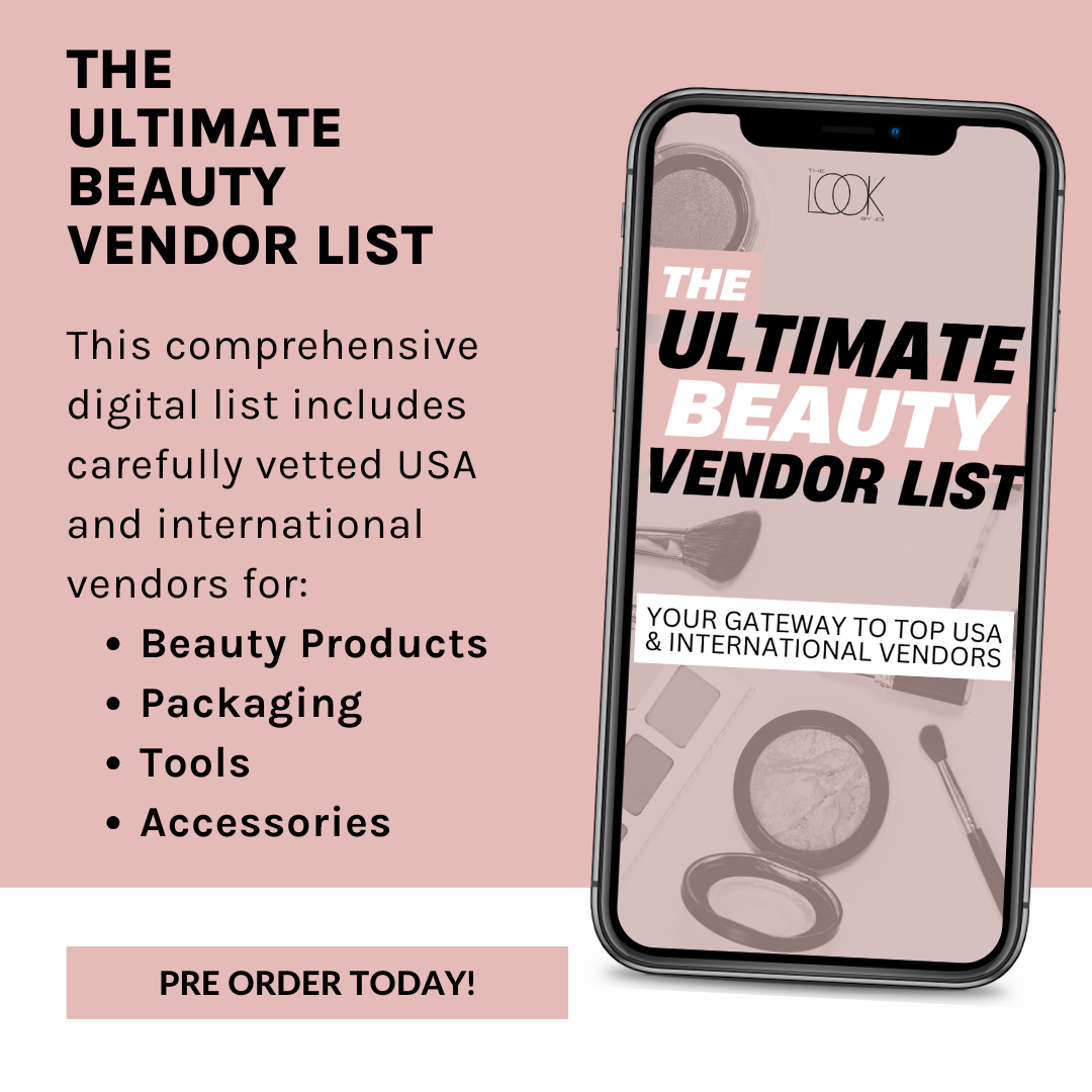 The Ultimate Beauty Supplier Vendor List eBook PREORDER